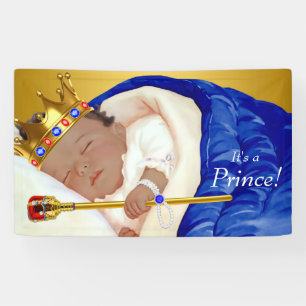 Ethnische königliche Prinzen-Baby-Party Banner