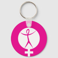 Ethnische Kultur Feministischer Schlüsselanhänger