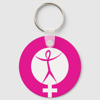 Ethnische Kultur Feministischer Schlüsselanhänger
