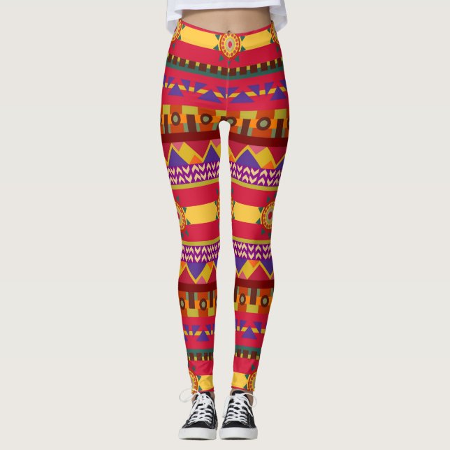 Ethnische Legierung, Stammesbeleidigung für Frauen Leggings (Vorderseite)