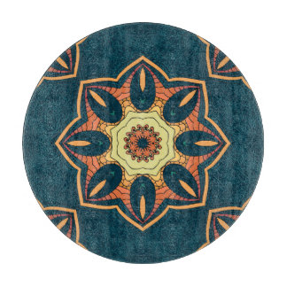Ethnische Mandala: nahtlos Vintages Muster Schneidebrett
