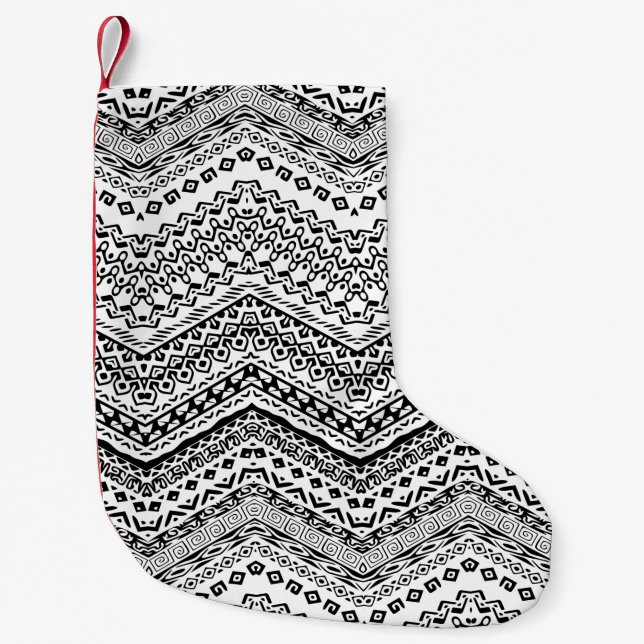 Ethnische Motive 2 Kleiner Weihnachtsstrumpf (Vorderseite)