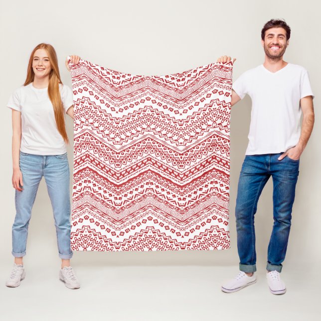 Ethnische Motive 3 Fleecedecke (Beispiel)