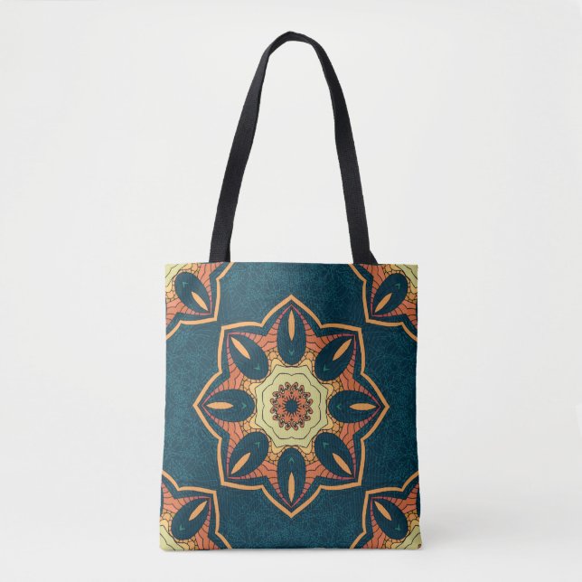 Ethnische nahtlose Muster mit Mandala. Darstellung Tasche (Vorderseite)
