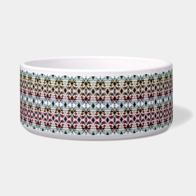 Ethnische Ornamente. Ikat. Napf (Vorderseite)