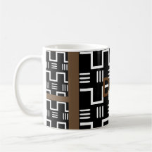 Ethnische Schlamm-Stoff-Tasse für Vater