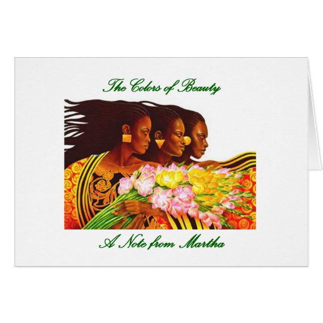 Ethnische Schönheit (Vorderseite (Horizontal))