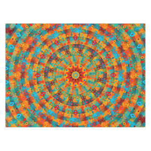 Ethnische Stammes- Mandala #1 Tischdecke