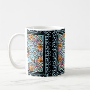 Ethnische Stammesmandala - nahtloses Muster Kaffeetasse