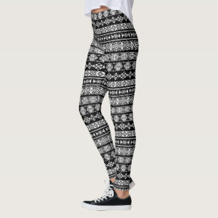 Ethnische Stammesmuster-Leggings Leggings