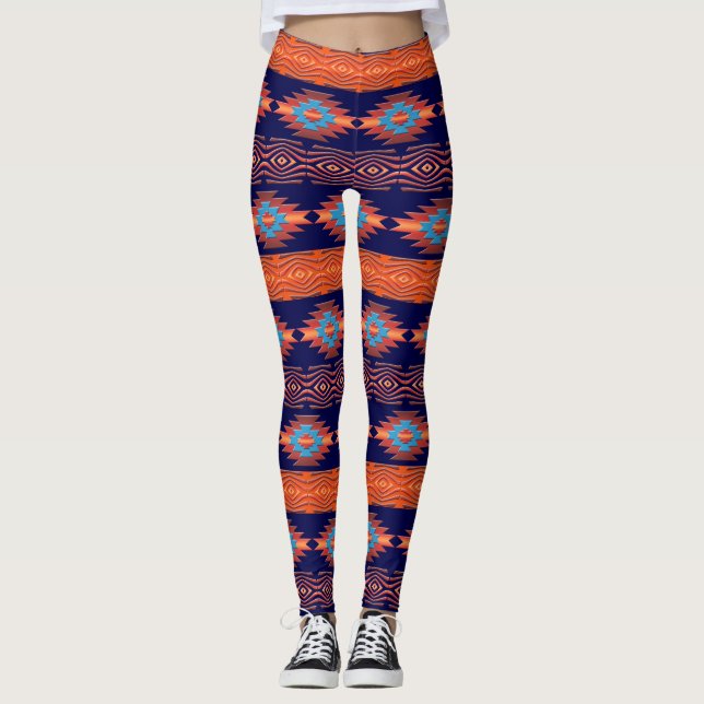 Ethnische Stammesstruktur im Südwesten. Leggings (Vorderseite)