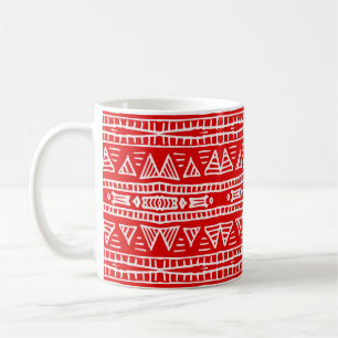 Ethnische Stammmotive Strippenmuster Kaffeetasse