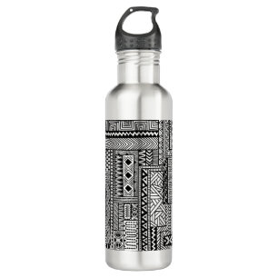 Ethnische Verzierung Edelstahlflasche