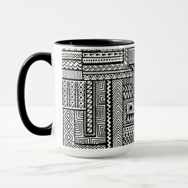 Ethnische Verzierung Tasse (Links)