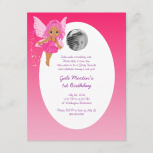 Ethnischen feenhaften Prinzessin Girls Birthday Einladung