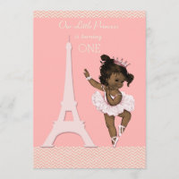 Ethnischer Ballerina Eiffelturm Zickzack 1. Geburt