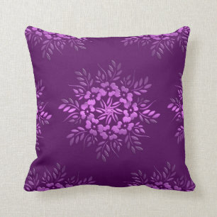 Ethnischer Blumenmandala. Kissen