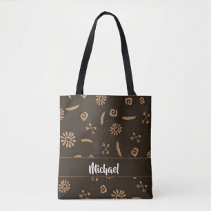 Ethnischer Design-individuelle Name Tasche
