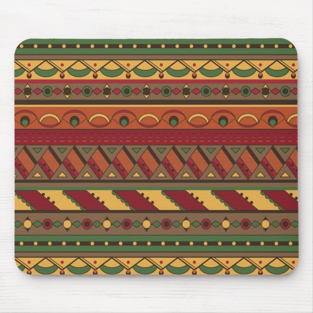 Ethnischer Hintergrund Mousepad (Vorne)