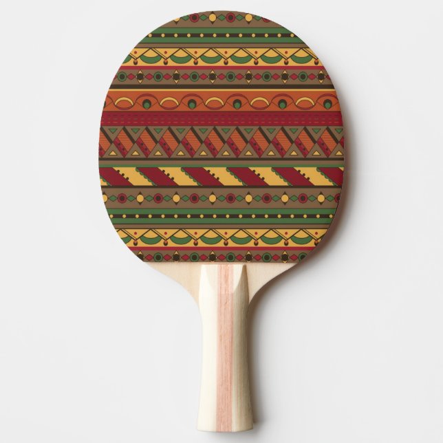 Ethnischer Hintergrund Tischtennis Schläger (Vorderseite)