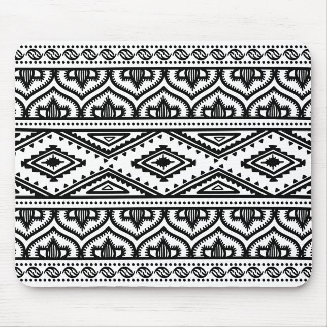 Ethnischer Muster-Entwurf Mousepad (Vorne)