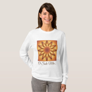 Ethnischer Sun. Einziges Mio. Geometrische T-Shirt