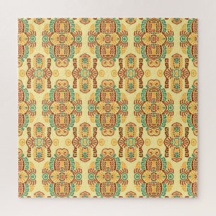 Ethnischer Vintage-Trend: Bohemian nahtlose Kachel