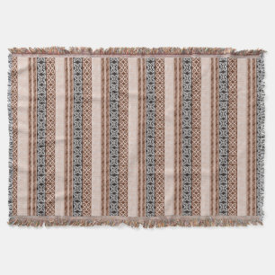 Ethnisches afrikanisches Muster mit Adinkra Decke