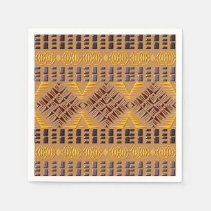 ethnisches afrikanisches Stammes- geometrisches Serviette