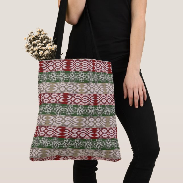 Ethnisches afrikanisches Stammes- geometrisches Tasche (Von Nahem)