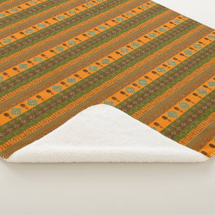ethnisches afrikanisches Stammes- Muster Sherpadecke