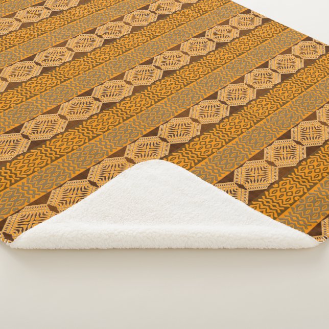 ethnisches afrikanisches Stammes- Muster Sherpadecke (3/4)