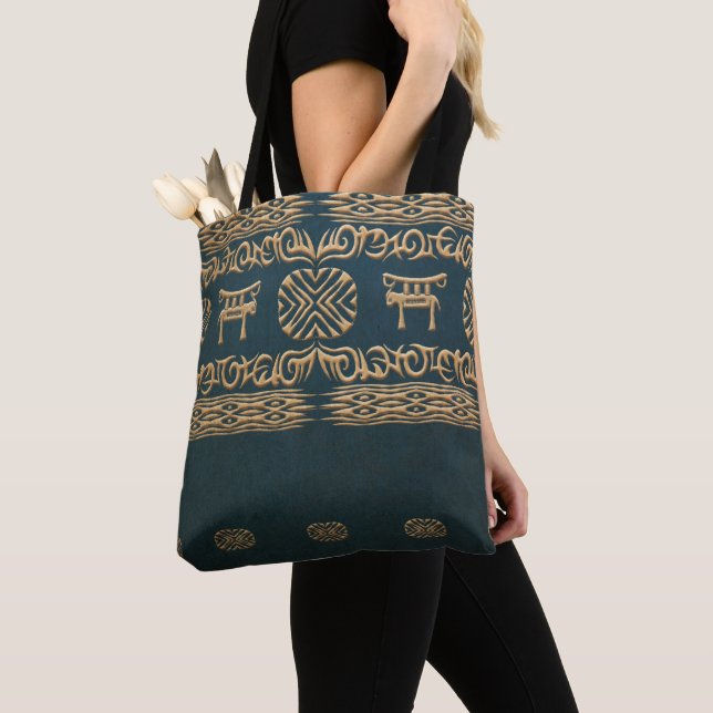 ethnisches afrikanisches Stammes- Muster Tasche (Von Nahem)