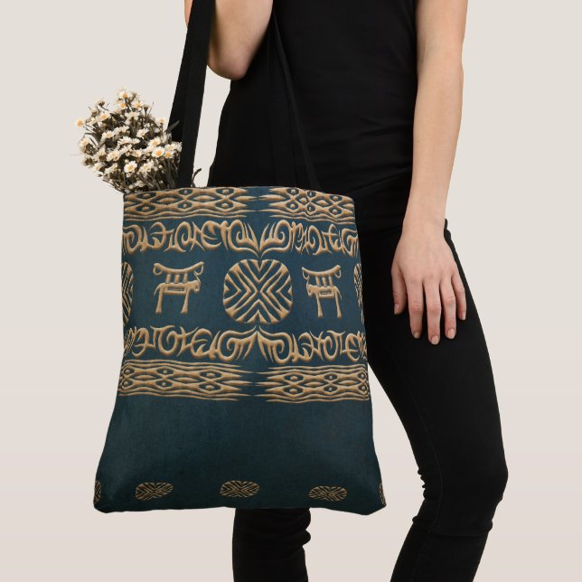 ethnisches afrikanisches Stammes- Muster Tasche (Von Nahem)
