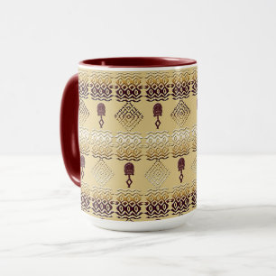 ethnisches afrikanisches Stammesmuster Tasse