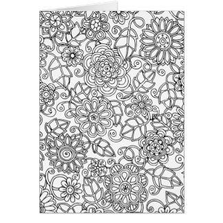 Ethnisches Blumengekritzel