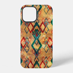 Ethnisches Boho-Grunge-Altes Muster. Tribal-Kunst- iPhone 12 Hülle