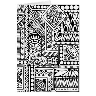 Ethnisches Gekritzel