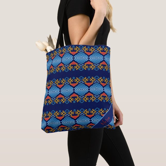 Ethnisches geometrisches pattern.monogram tasche (Von Nahem)