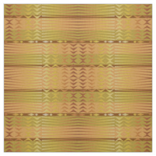 Ethnisches goldenes afrikanisches geometrisches stoff