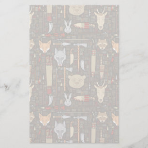 Ethnisches Jagdmuster Briefpapier