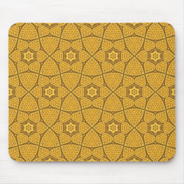 Ethnisches modernes geometrisches Muster Mousepad (Vorne)