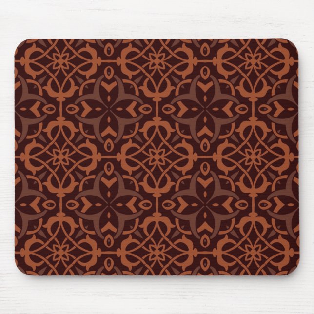 Ethnisches modernes geometrisches Muster Mousepad (Vorne)