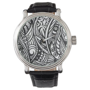 Ethnisches Muster 3 Armbanduhr