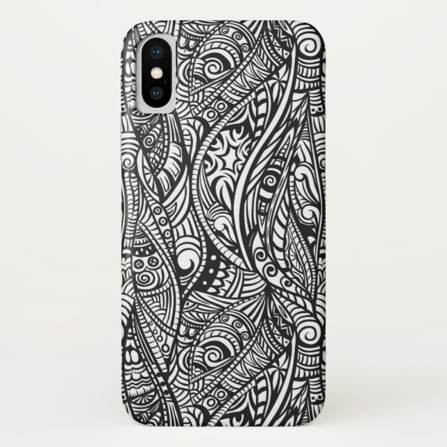 Ethnisches Muster 3 Case-Mate iPhone Hülle (Rückseite)