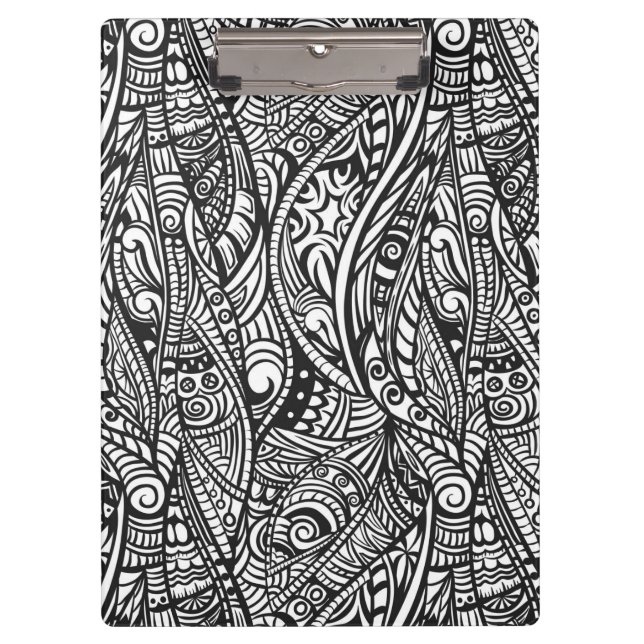 Ethnisches Muster 3 Klemmbrett (Vorderseite)
