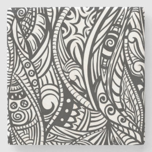 Ethnisches Muster 3 Steinuntersetzer