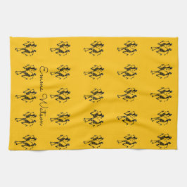 Ethnisches Muster, afrikanische Kunst, Karnevalsta Geschirrtuch