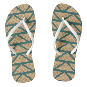 Ethnisches Muster Flip Flops