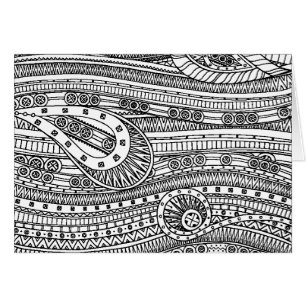 Ethnisches Muster-Gekritzel